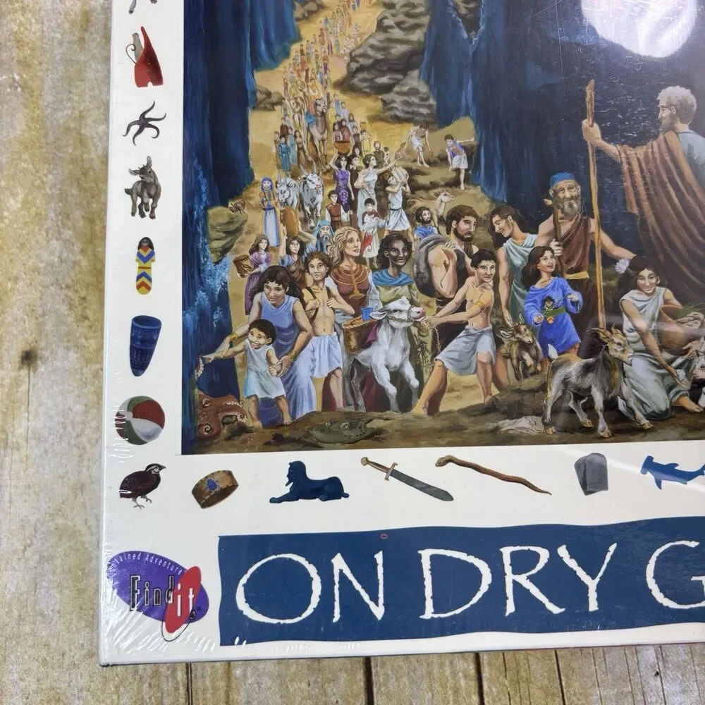 Moses Find It Puzzle 300 Pieces On Dry Ground Parting Sea New Sealed